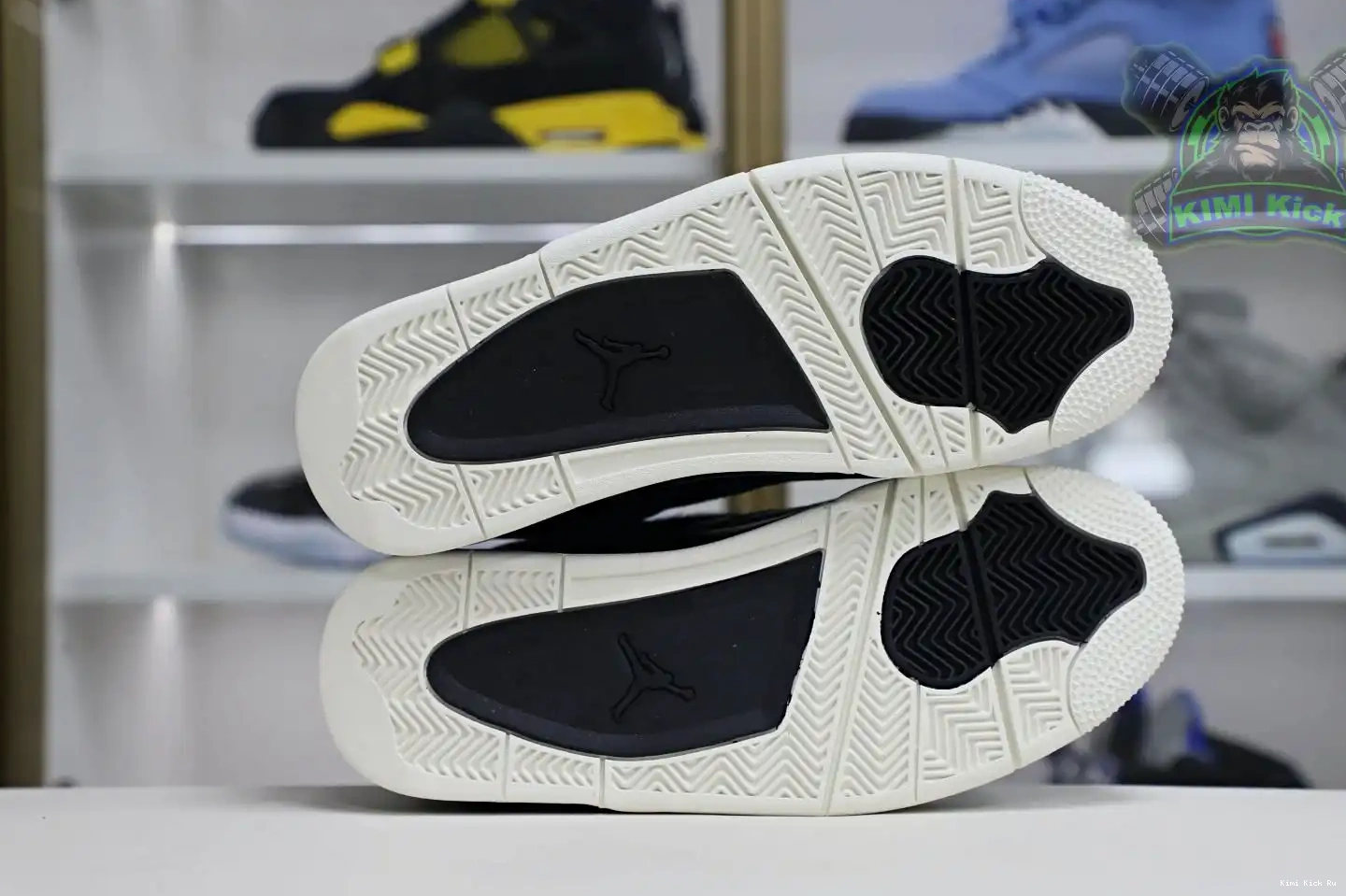 Jordan retro 4 ponyhair Jordan Air black Kimikick 0823